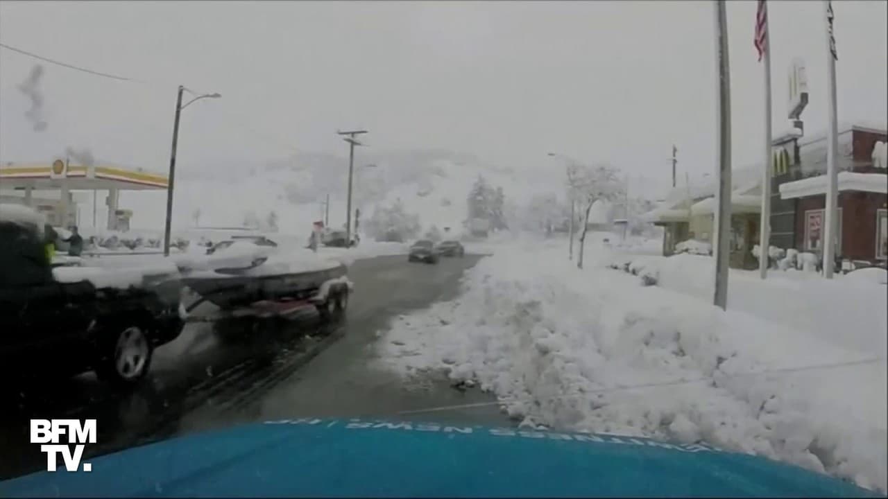 Une tempête de neige frappe le sud de la Californie entraînant la ...