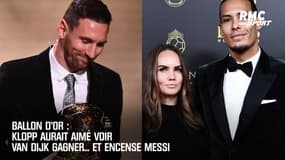 Ballon d'Or : Klopp aurait aimé voir Van Dijk gagner... et encense Messi
