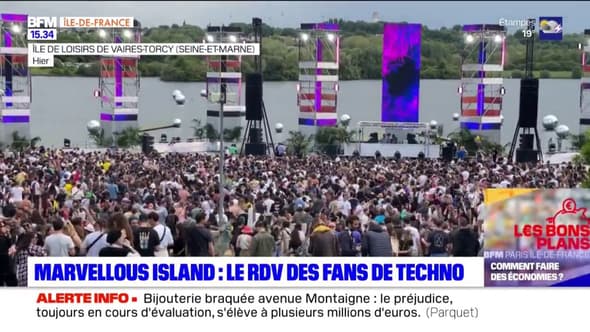 Seine-et-Marne: les fans de techno se sont donné rendez-vous au festival Marvellous Island