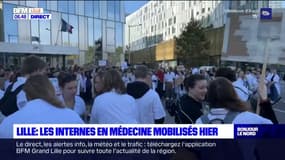 Lille: 400 étudiants en médecine ont défilé contre la réforme de l'internat