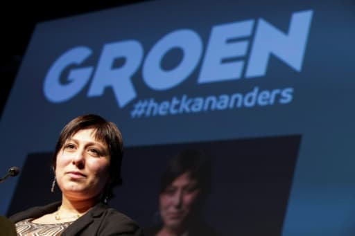 Meyrem Almaci, présidente du parti Groen, le 15 novembre 2014 à Bruxelles Meyrem Almaci, présidente du parti Groen, le 15 novembre 2014 à Bruxelles