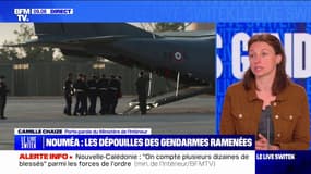 Nouvelle-Calédonie: "On compte plusieurs dizaines de blessés" parmi les forces de l'ordre indique Camille Chaize, porte-parole du Ministère de l'Intérieur