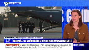 Nouvelle-Calédonie: "On compte plusieurs dizaines de blessés" parmi les forces de l'ordre indique Camille Chaize, porte-parole du Ministère de l'Intérieur