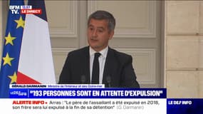 Arras: Gérald Darmanin indique que le frère de l'assaillant "va connaître une expulsion dans son pays d'origine"