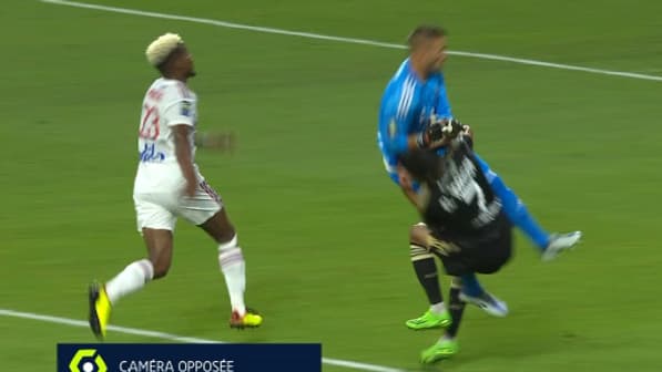 La sortie folle et dangereuse de Lopes lors d'OL-Ajaccio, le 5 août 2022