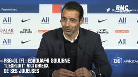 PSG-OL (F) : Echouafni souligne "l'exploit" victorieux de ses joueuses