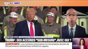 Droits de douane: Donald Trump annonce des "accords sur mesure" avec les autres pays
