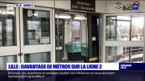 Lille: davantage de métros sur la ligne 2 aux heures de pointe à partir du 18 janvier