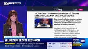 À lire sur le site Tech&Co : Youtube est la "Première chaîne de télévision en France", selon sa directrice générale, par Salomé Ferraris - 06/11