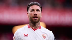 Sergio Ramos avec le FC Séville contre Bilbao le 19 mai 2024