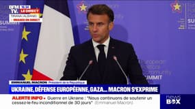 Guerre en Ukraine: Emmanuel Macron soutient "un cessez-le-feu inconditionnel pour préparer une paix robuste et durable"