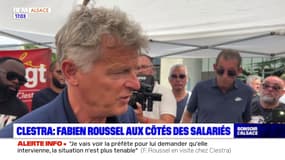 Illkirch-Graffenstaden: Fabien Roussel présent aux côtés des salariés grévistes de Clestra