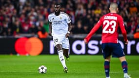 Antonio Rüdiger lors de Lille-Real Madrid, le 2 octobre 2024