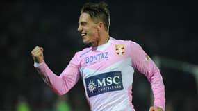 Nicki Bille Nielsen avec Evian Thonon Gaillard en Ligue 1 le 30/11/2014