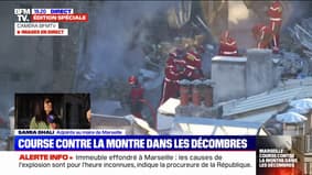 Collapsed building in Marseille: "I really want to salute the battalion of Marseille firefighters", says Samia Ghali, deputy mayor
