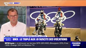 "Les clubs reçoivent beaucoup d'appels": le président de la fédération de cyclisme témoigne du succès du triplé en BMX aux JO 