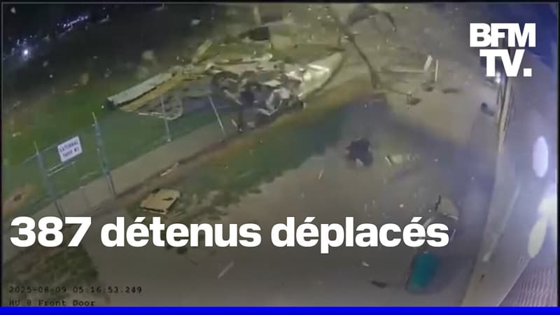 Nebraska: un vent violent balaie le toit de ce centre pénitentiaire
