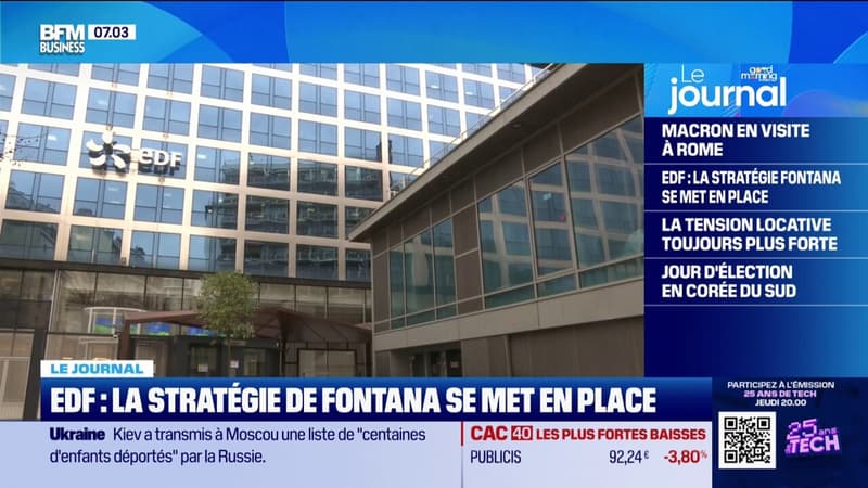 EDF: la stratégie de Bernard Fontana se met en place