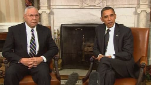 Colin Powell et Barack Obama