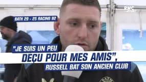 Bath 29-25 Racing 92 : "Je suis un peu déçu pour mes amis", Russell vainqueur contre ses anciens coéquipiers