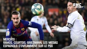 Mercato : Ramos, Courtois, Griezmann, les medias espagnols s'enflamment pour le PSG