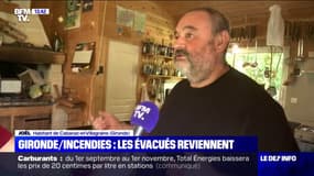 Incendies en Gironde: les évacués reviennent chez eux "soulagés"