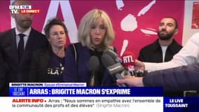 Enseignant tué à Arras: Brigitte Macron partage "toute son admiration" aux professeurs 