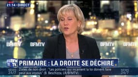 Primaire de la droite: Nadine Morano trouve que "Nicolas Sarkozy ne va pas assez loin" dans ses propositions