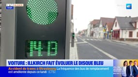 Illkirch: des bandes pour remplacer les disques bleus pour le stationnement