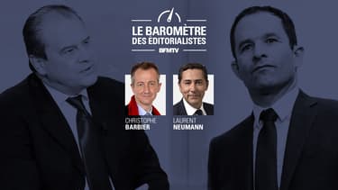Jean-Christophe Cambadélis et Benoît Hamon.
