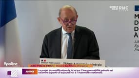 Crise des sous-marins: Jean-Yves Le Drian dénonce une "rupture de confiance" à l'ONU
