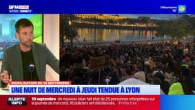 10 septembre : la nuit de mercredi à jeudi a été émaillée d'incidents à Lyon