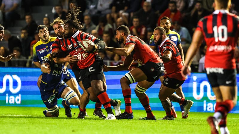 Mathieu Bastareaud lors de Toulon-Clermont