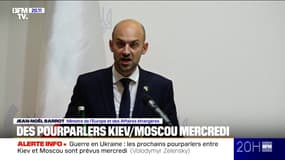 Conflit en Ukraine: "C'est une guerre à la fois indigne et lâche", déclare Jean-Noël Barrot en déplacement à Tchernobyl