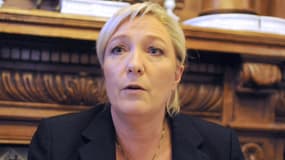 Marine Le Pen à Chartres le 24 janvier 2014.