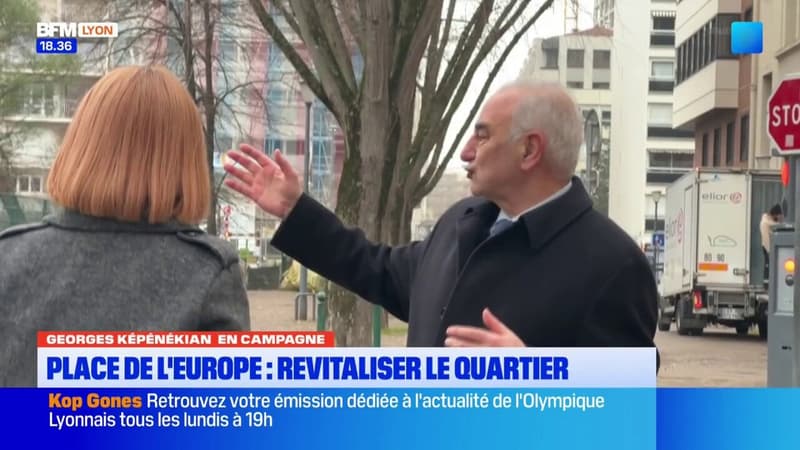 En Campagne : Georges Képénékian souhaite "revitaliser" la place de l'Europe