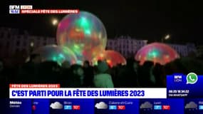 "Evanescent": une œuvre à retrouver place Bellecour à Lyon pour la Fête des lumières