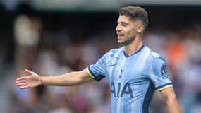 L'Israélien Manor Solomon lors d'un match avec Tottenham en juillet 2024
