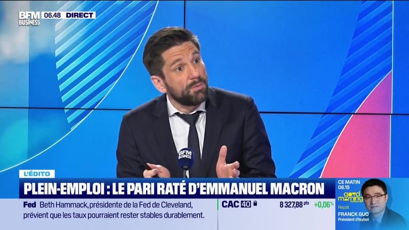L’Edito de Raphaël Legendre : Plein-emploi, le pari raté d’Emmanuel Macron - 11/02