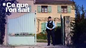 CQLS - Un gendarme devant la maison des grands-parents d'Émile, le 25 mars 2025.