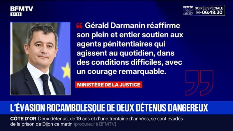 Deux détenus se sont évadés de la prison de Dijon