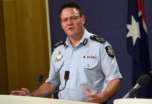 Le chef de la police fédérale australienne Michael Phelan à Sydney, le 18 avril 2015