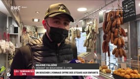 Les tendances GG : Un boucher lyonnais offre des steaks aux enfants - 25/02