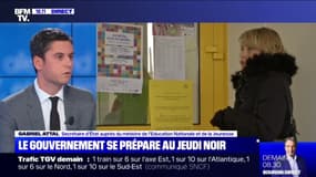 Retraite des enseignants: Gabriel Attal "entend parfaitement qu'il y ait des inquiétudes"