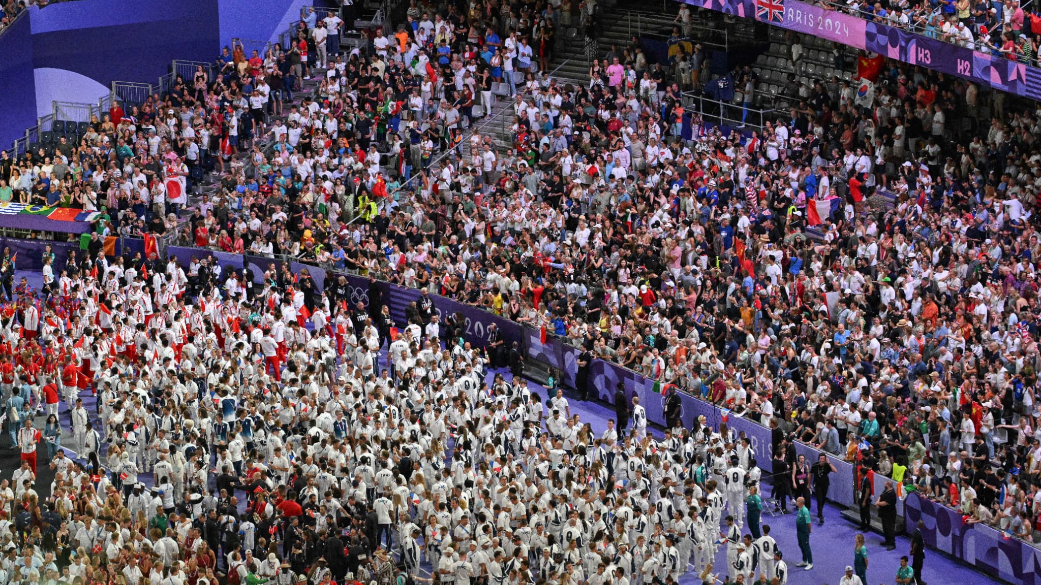 Les Bleus au Stade de France, le 11 août 2024. Les Bleus au Stade de France, le 11 août 2024.