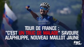 Tour de France : "C'est un truc de malade" savoure Alaphilippe, nouveau maillot jaune 