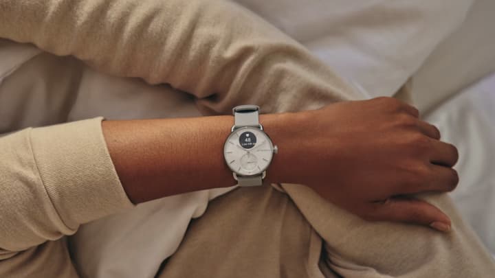 Montre connectée scanwatch light blanc Withings