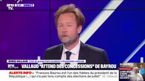 Retraites: "Il y a la nécessité de réparation d'une injustice sociale", déclare Boris Vallaud, député PS