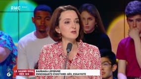 Le Grand Oral de  Barbara Lefebvre, enseignante d'histoire-géographie – 18/04