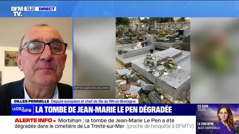 Tombe de Jean-Marie Le Pen vandalisée: 